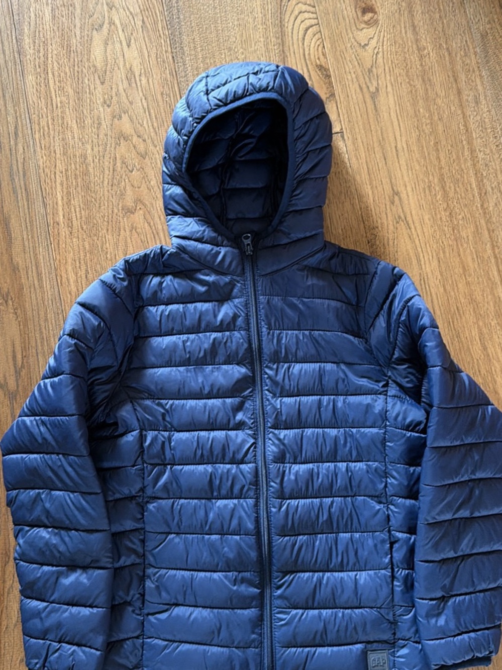 Kids gap Navy Puffer Hooded Jacket - Unbranded